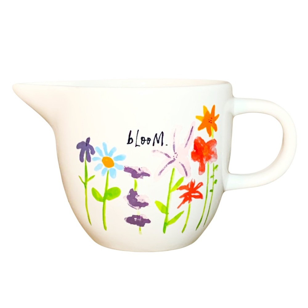Rae Dunn BLOOM • Creamer “Cream” Flowers Mothers Day